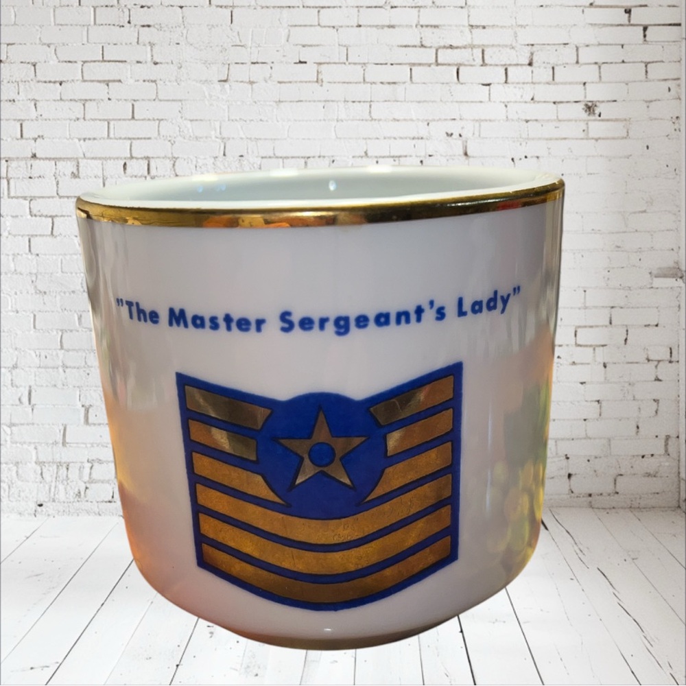 Vtg Rare Schonwald Germany  The Master Sergeant’s Lady Coffee Mug/ Cup